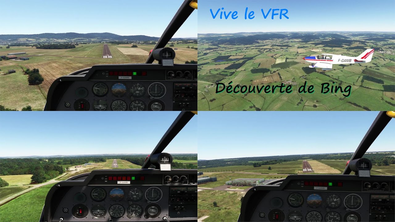 FS2020 simPPL retour du VFR Autun LFQF - LFEW - LFGQ le 09/08/2025