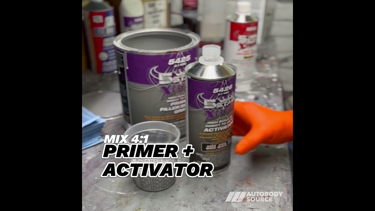 Get 3 high-quality products IN ONE CAN! 5STAR XTREME High-Build 2K DTM Primer