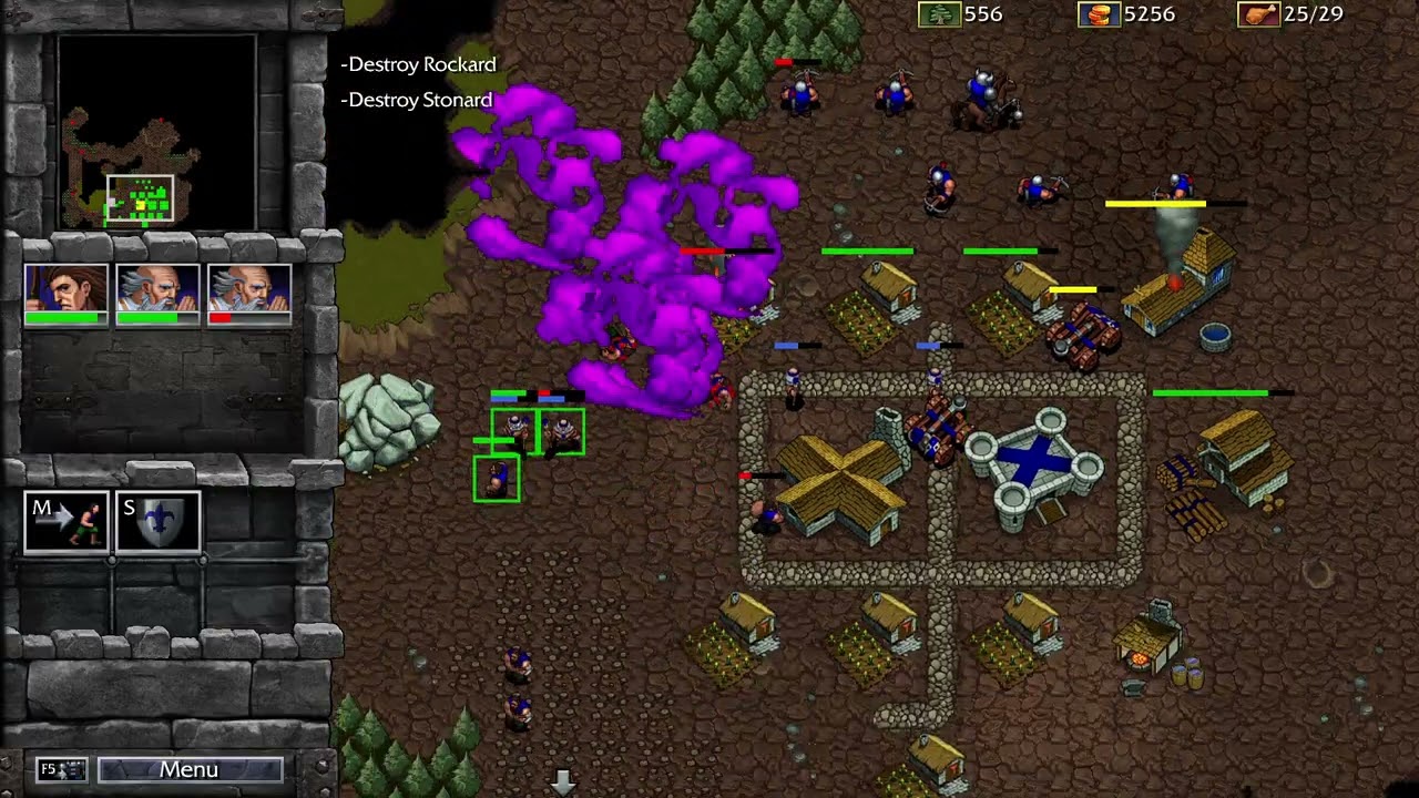 Warcraft 1 Remastered - Human - 11: Rockard and Stonard (Insane mod)