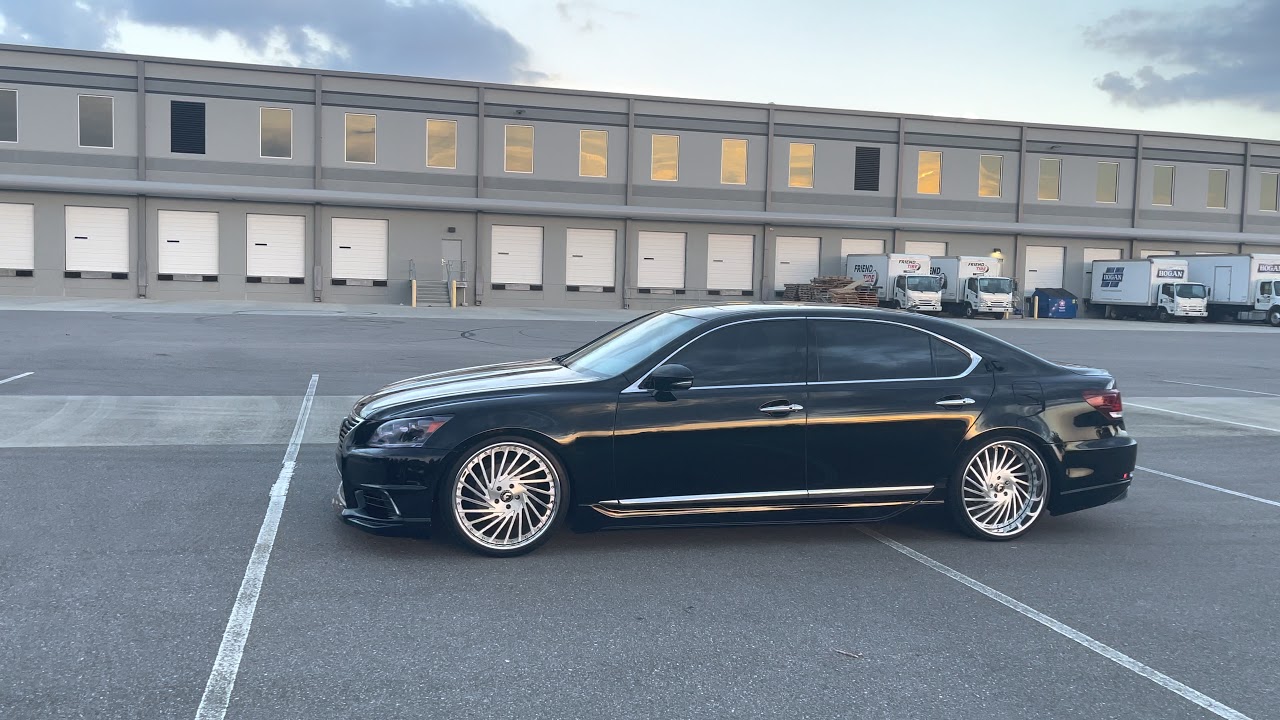 “Updated” LEXUS LS460L on 22” forgiato ventoso Yakuza VIP (2021 video)