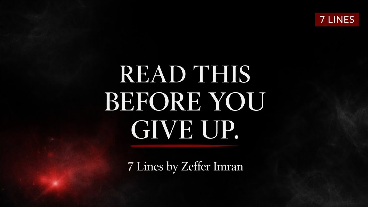 Life, Pain & Self-Discovery | Zeffer Imran Quotes