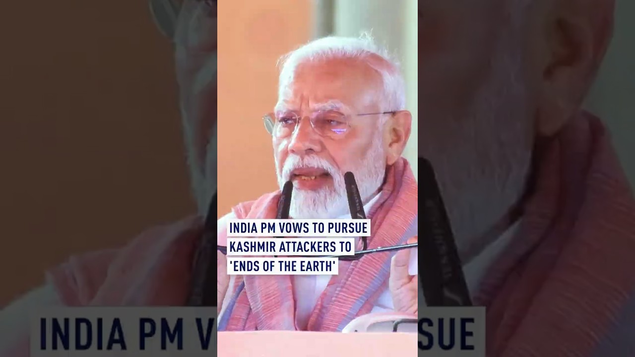 India PM vows to pursue Kashmir attackers to 'ends of the Earth'