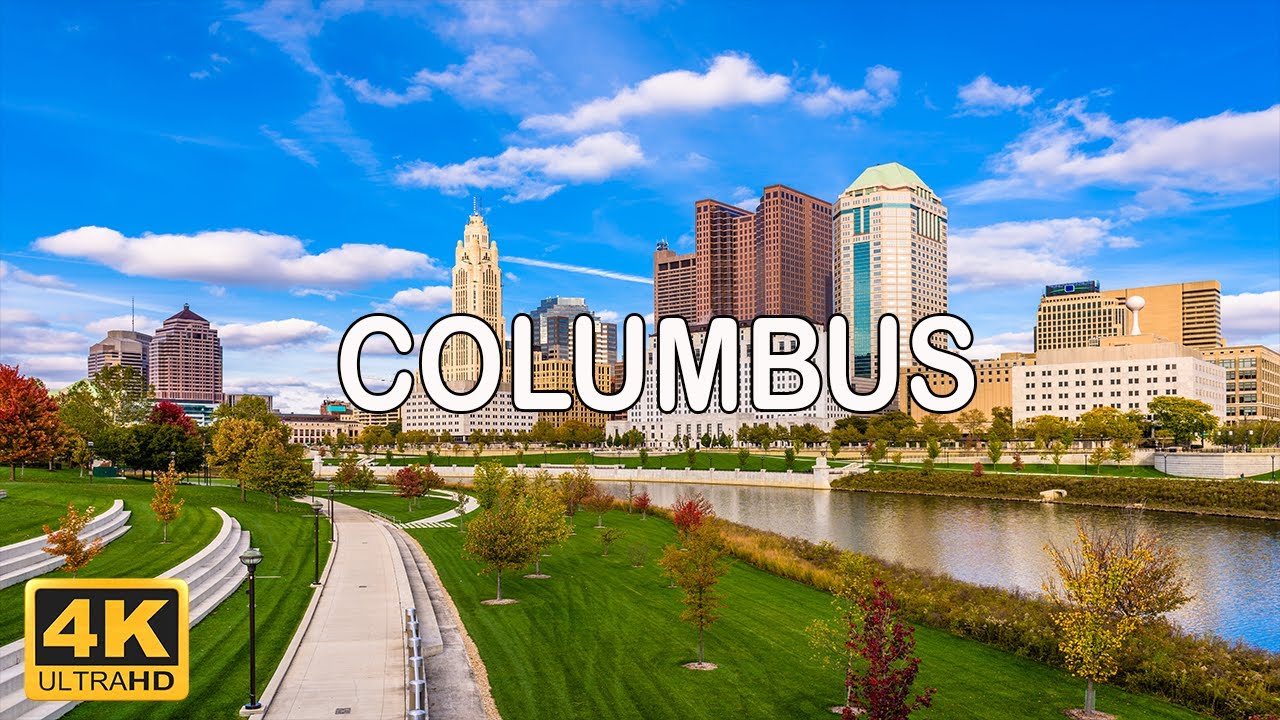 Columbus, Ohio, USA 🇺🇸 | 4K Drone Footage