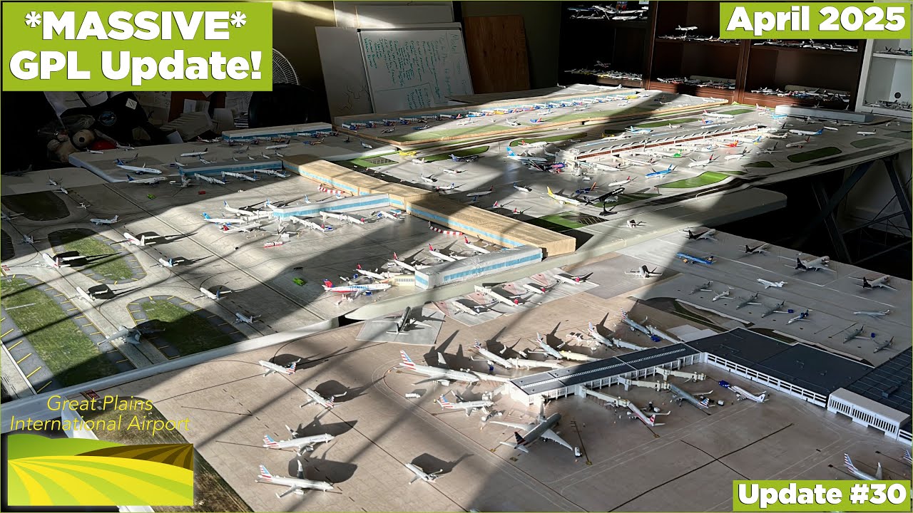 *250*+ MODELS! | GeminiJets Great Plains International Airport update - April 2025