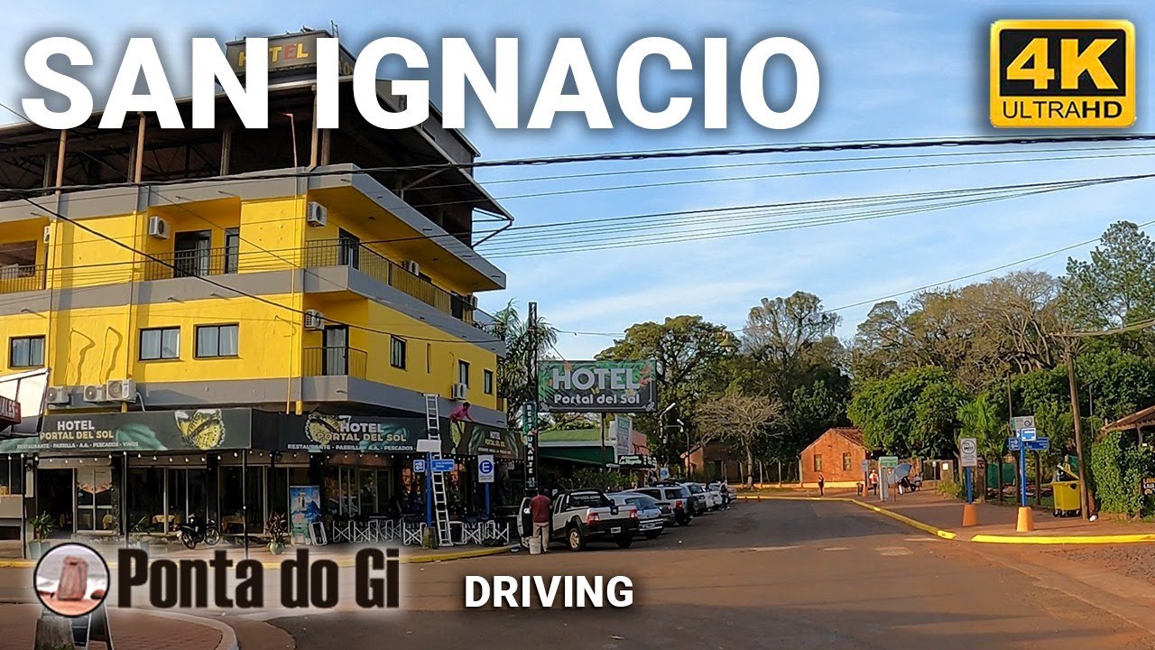 SAN IGNACIO [Ciudad de las famosas RUINAS JESUÍTICAS] MISIONES #driving tour INVIERNO 2023 ARGENTINA