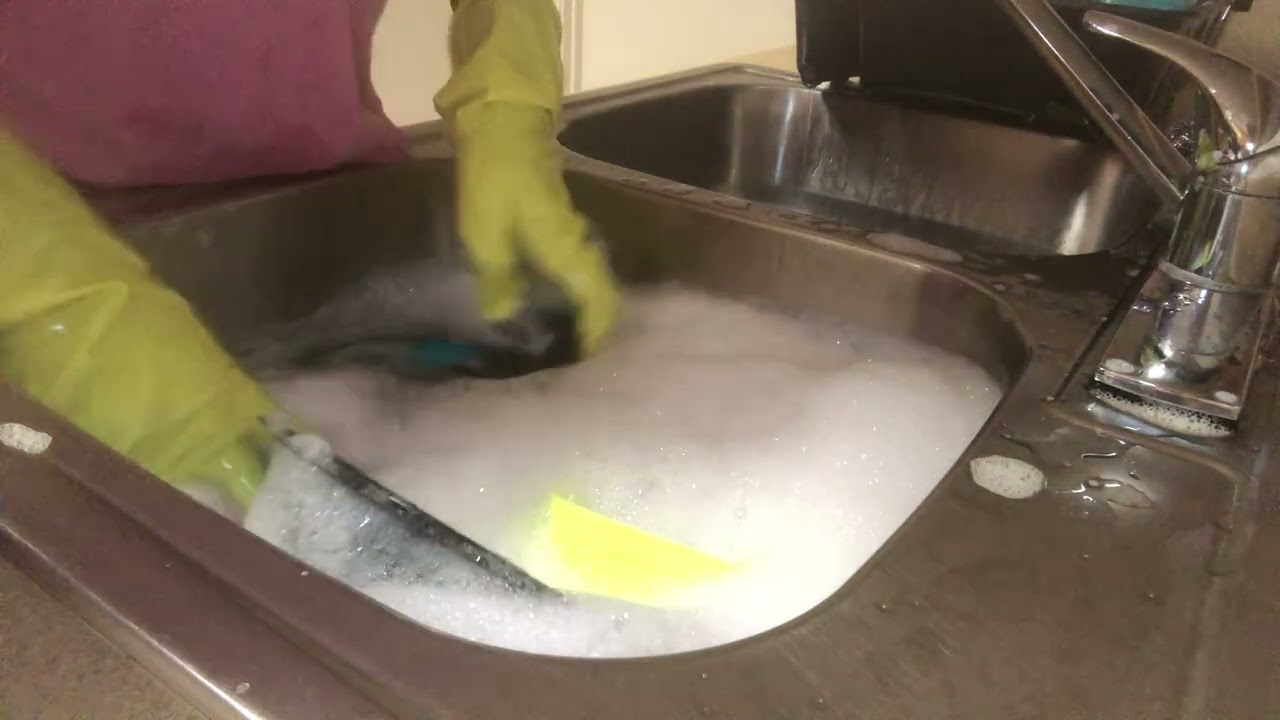 Asmr Washing Dishes(Hand Wash Dishes with me)