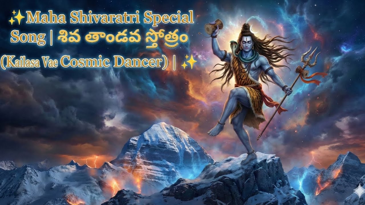​✨ Maha Shivaratri Special Song | శివ తాండవ స్తోత్రం (Kailasa Vaasa - The Cosmic Dancer) | Part 3 ✨ 