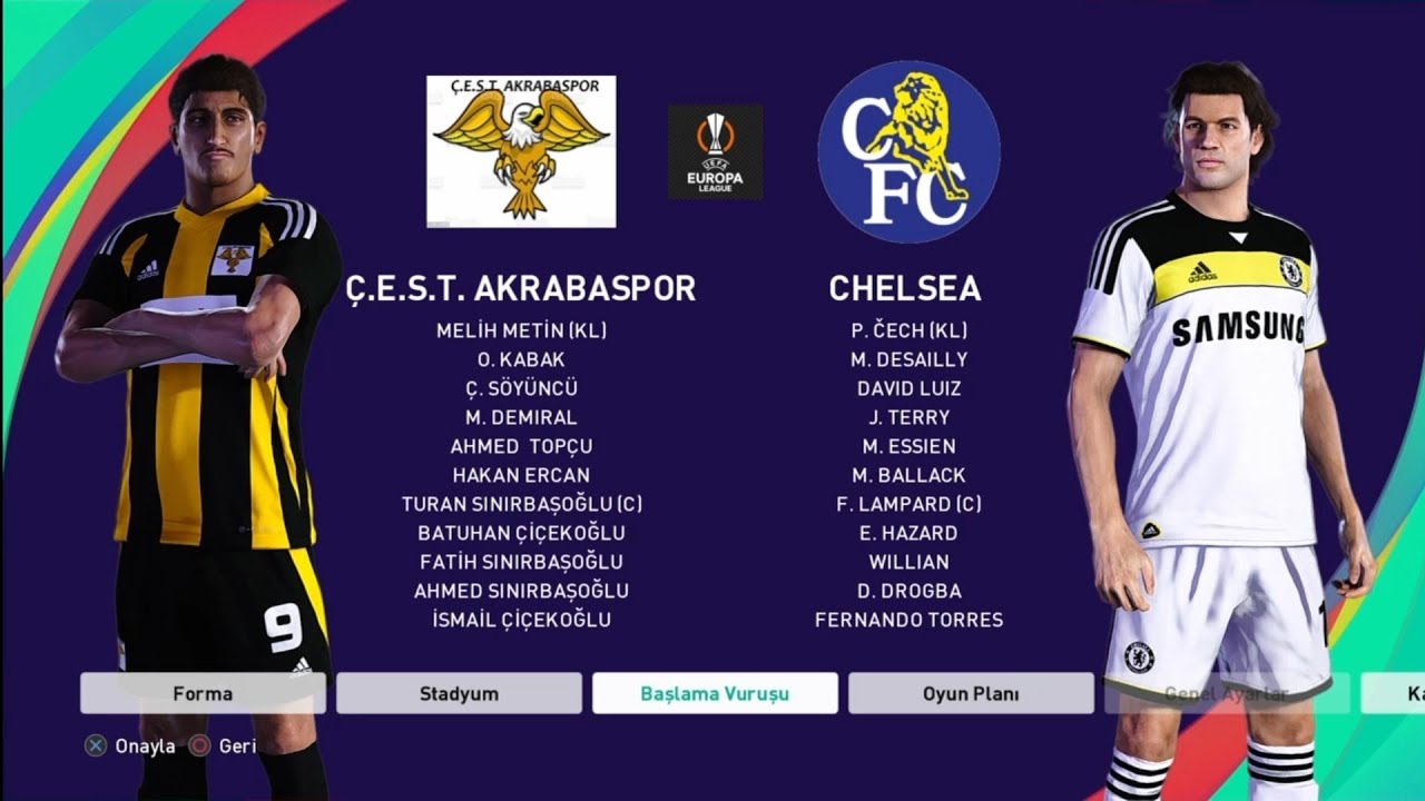 2025-26 UEL Yarı final 2.maçlar ÇEST Akrabaspor Chelsea 