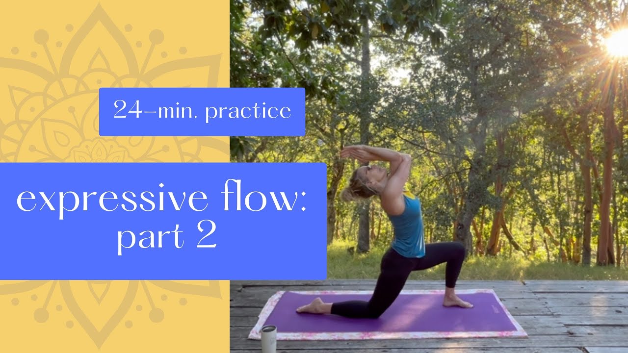 Expressive Flow: Part 2 | Vinyasa for showing up and brevity  #yogaforgrief; yogafor recovery;