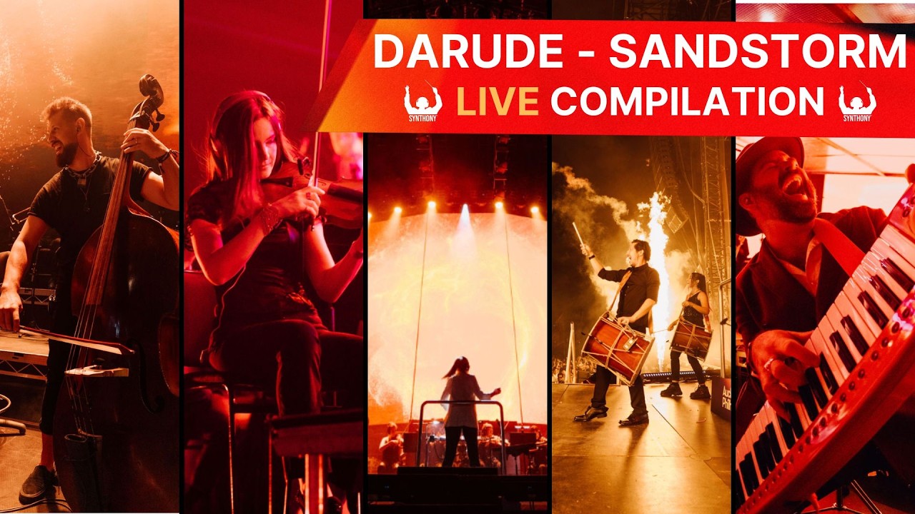 SYNTHONY - Darude 'Sandstorm' (Live Compilation) | ProShot 4K