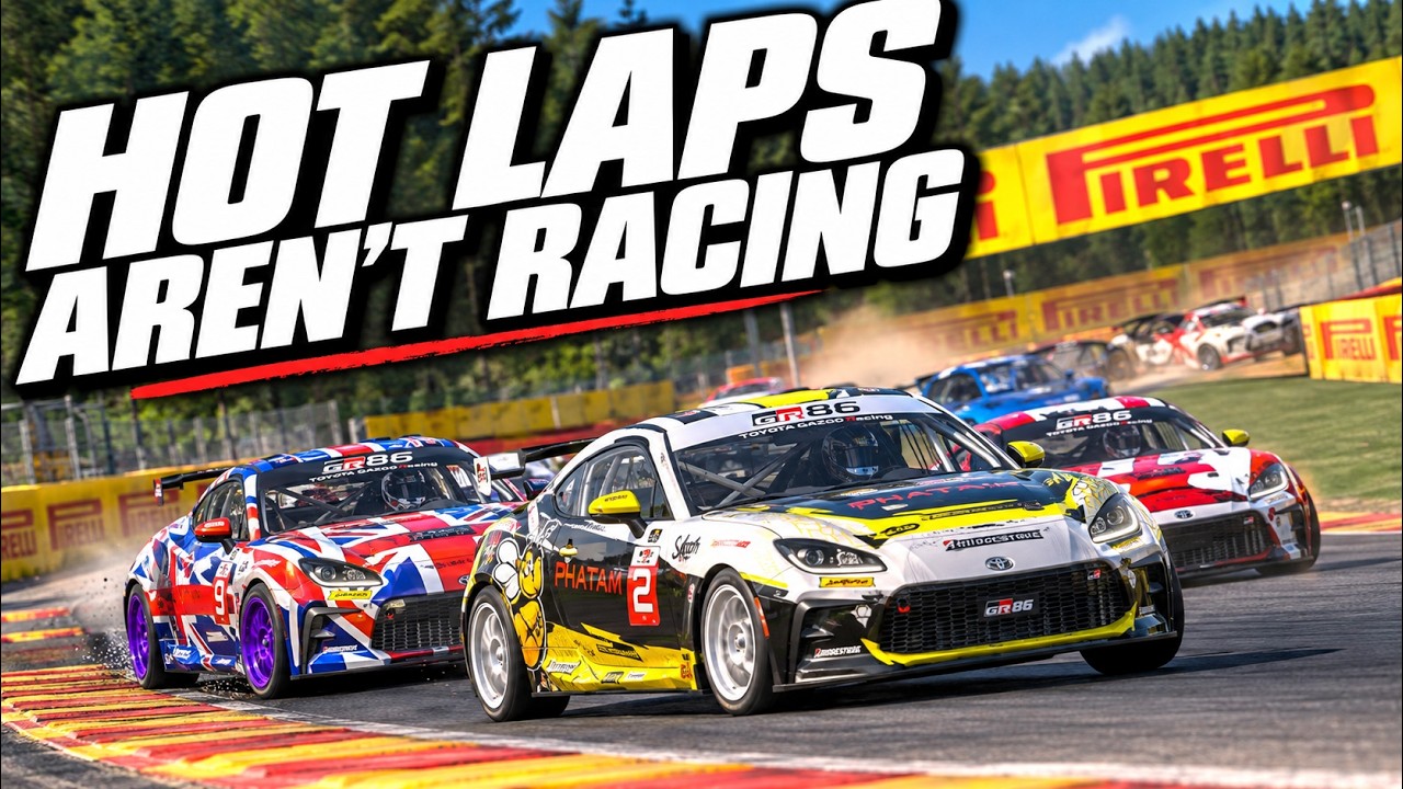 Быть быстрым не значит уметь гоняться... | GR86 на трассе Спа в iRacing