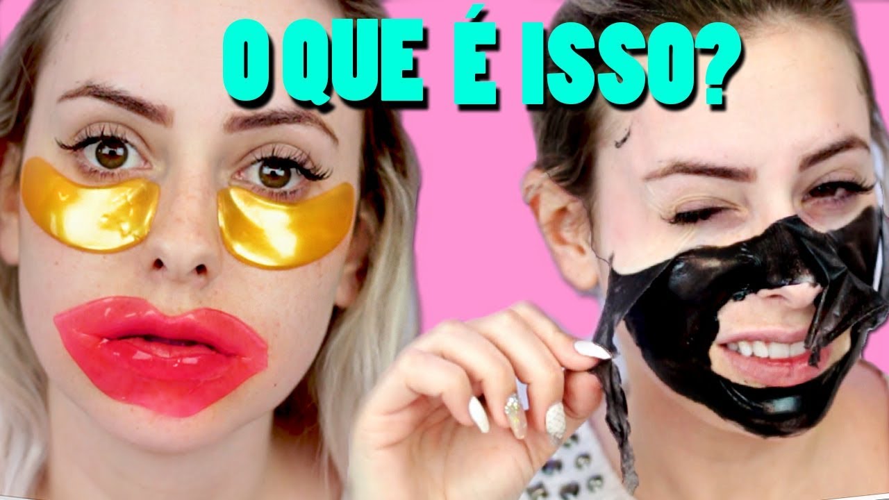 TESTANDO PRODUTOS BIZARROS DE BELEZA - FUNCIONA? | Amanda Domenico