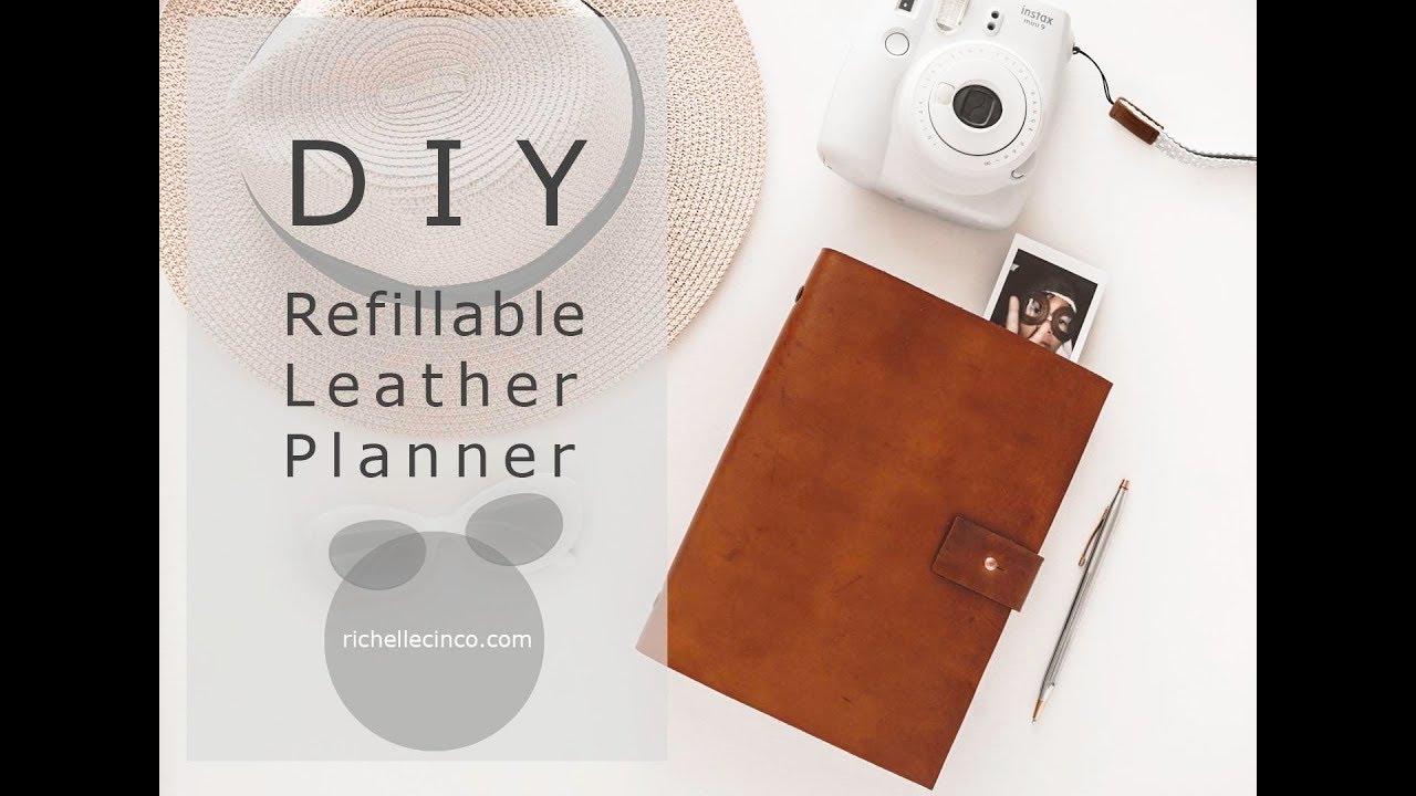 How To Make This Easy DIY Leather Planner