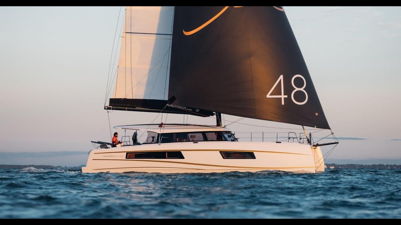 Nautitech 48 open sailing trial La Grande Motte 2024