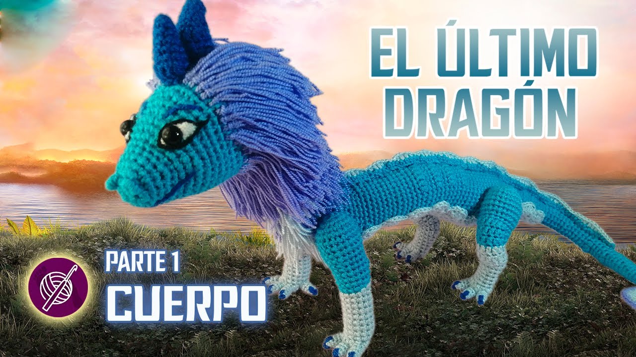 🐲DRAGÓN Sisu AMIGURUMI🧶a Crochet PASO A PASO (1/3) | Colecciones @Crochet a Pasitos