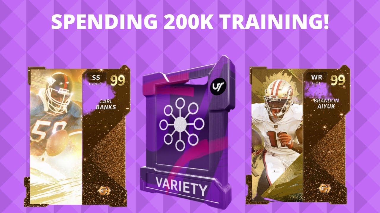 SPENDING 200K TRAINING ON TRAINING VARIETY PACKS! MADDEN 21