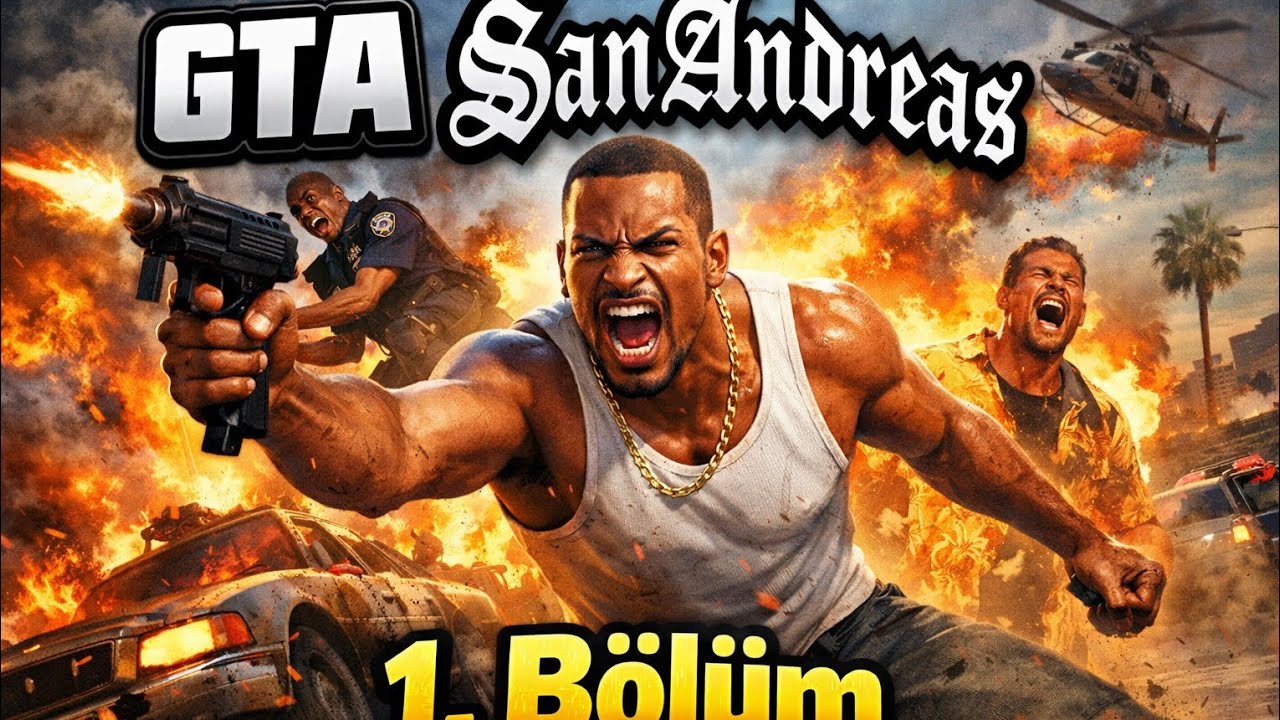 Gta San Andreas Oynuyorum! İlk Görevler- Bölüm 1