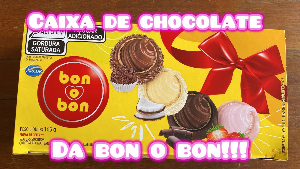 EXPERIMENTANDO CAIXA DE CHOCOLATE DA BON O BON!!! 🍫 