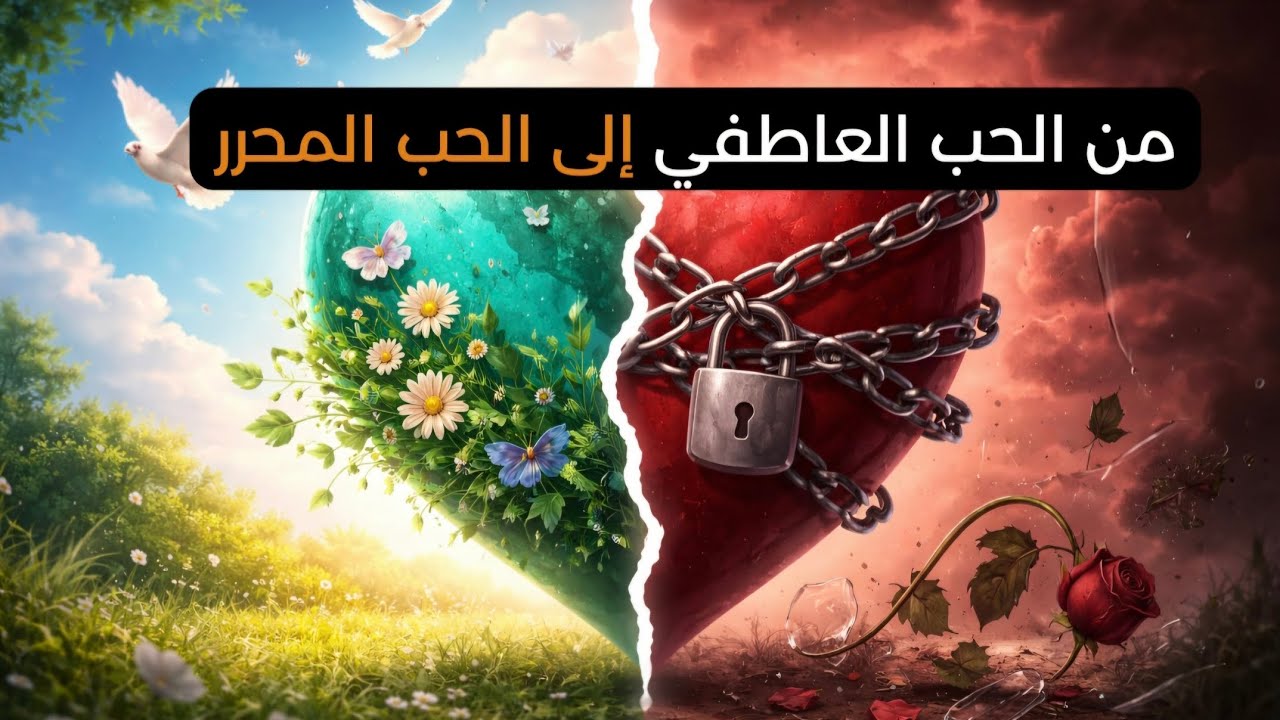 من الحب العاطفي إلى الحب المُحرِّر | الفرق بين التعلّق والحب الحقيقي