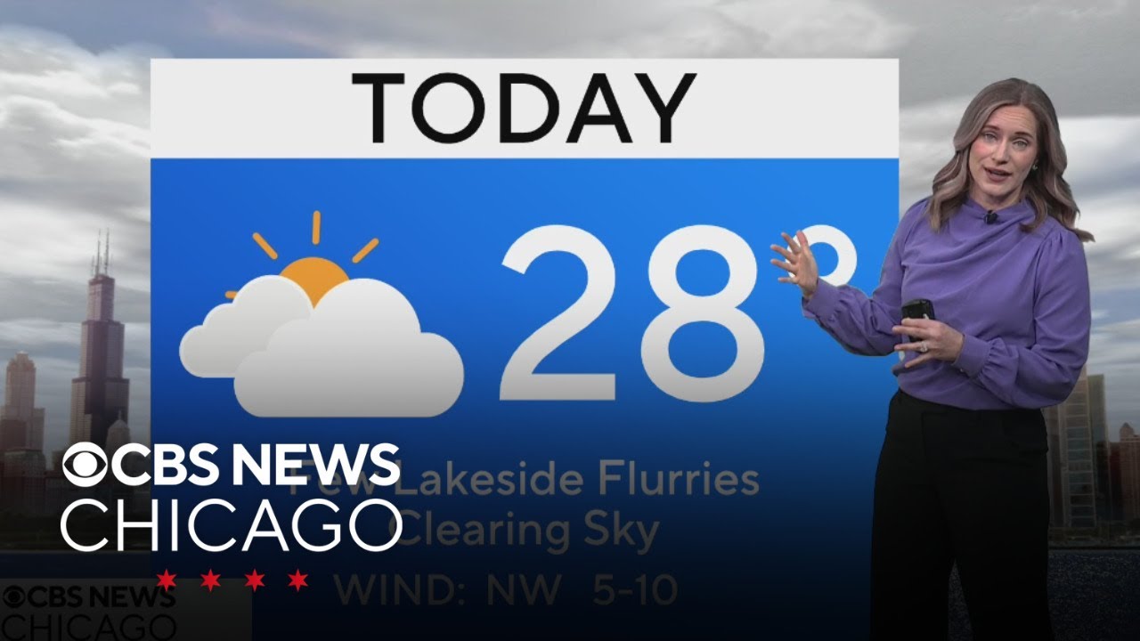 Highs in the upper 20s on Wednesday