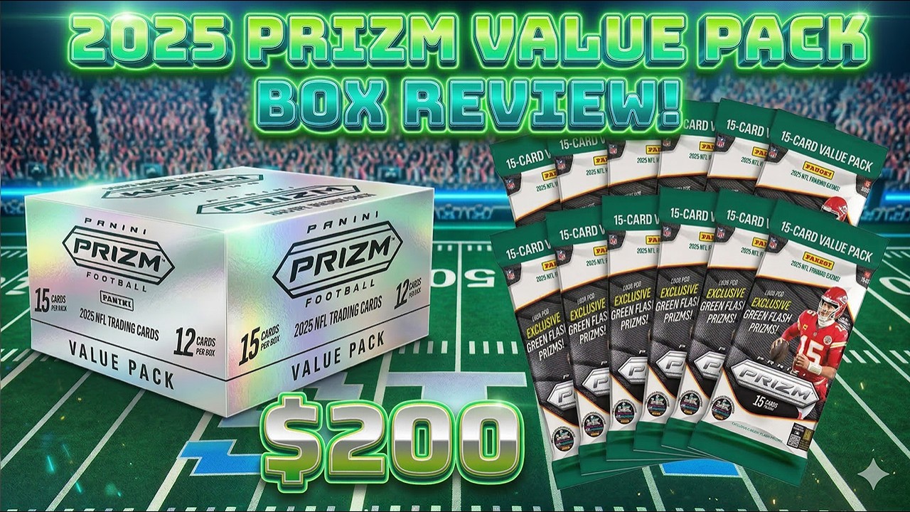 Стоит ли покупать эти наборы за 200 долларов? Обзор набора Prizm Football Value Pack 2025!