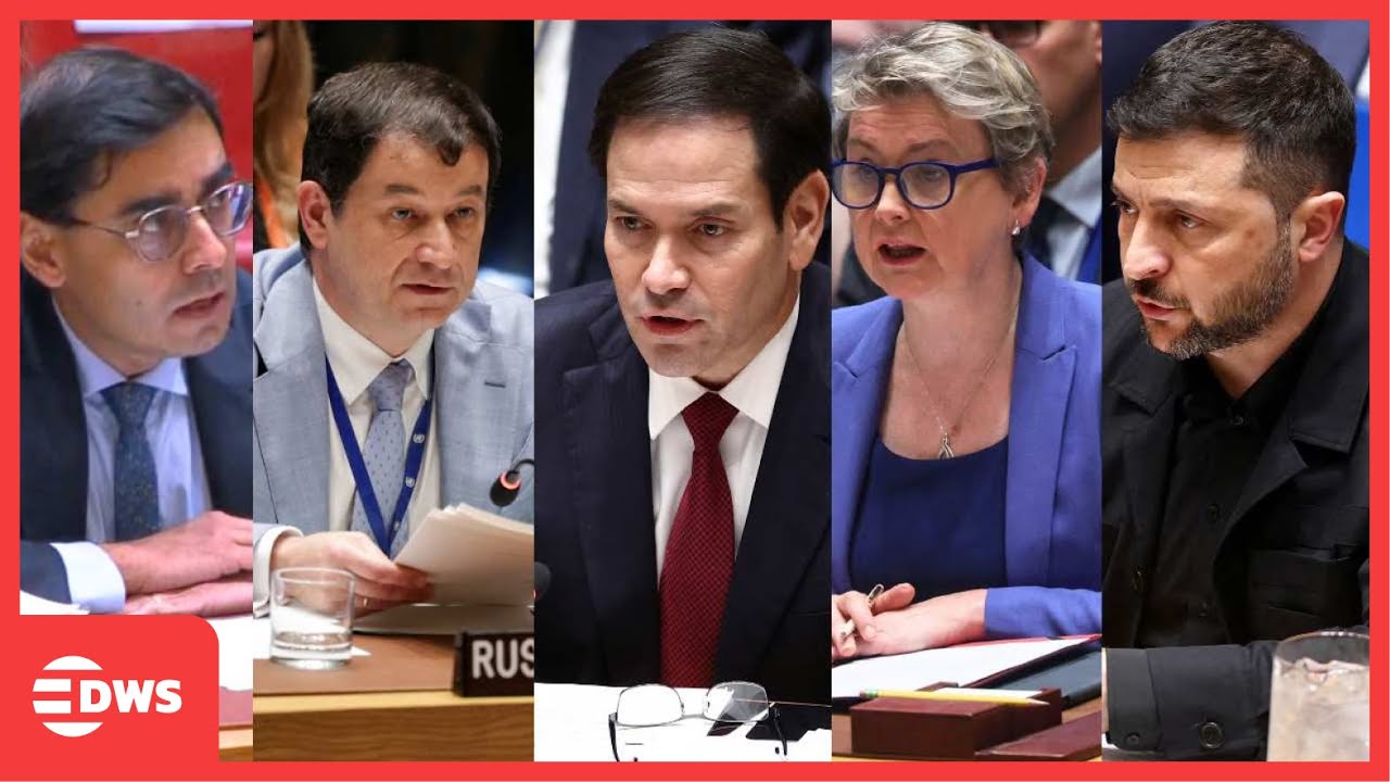 US Rubio, Zelenskyy & Global Leaders CLASH at UN Security Council on Ukraine Peace & Security | AC1E