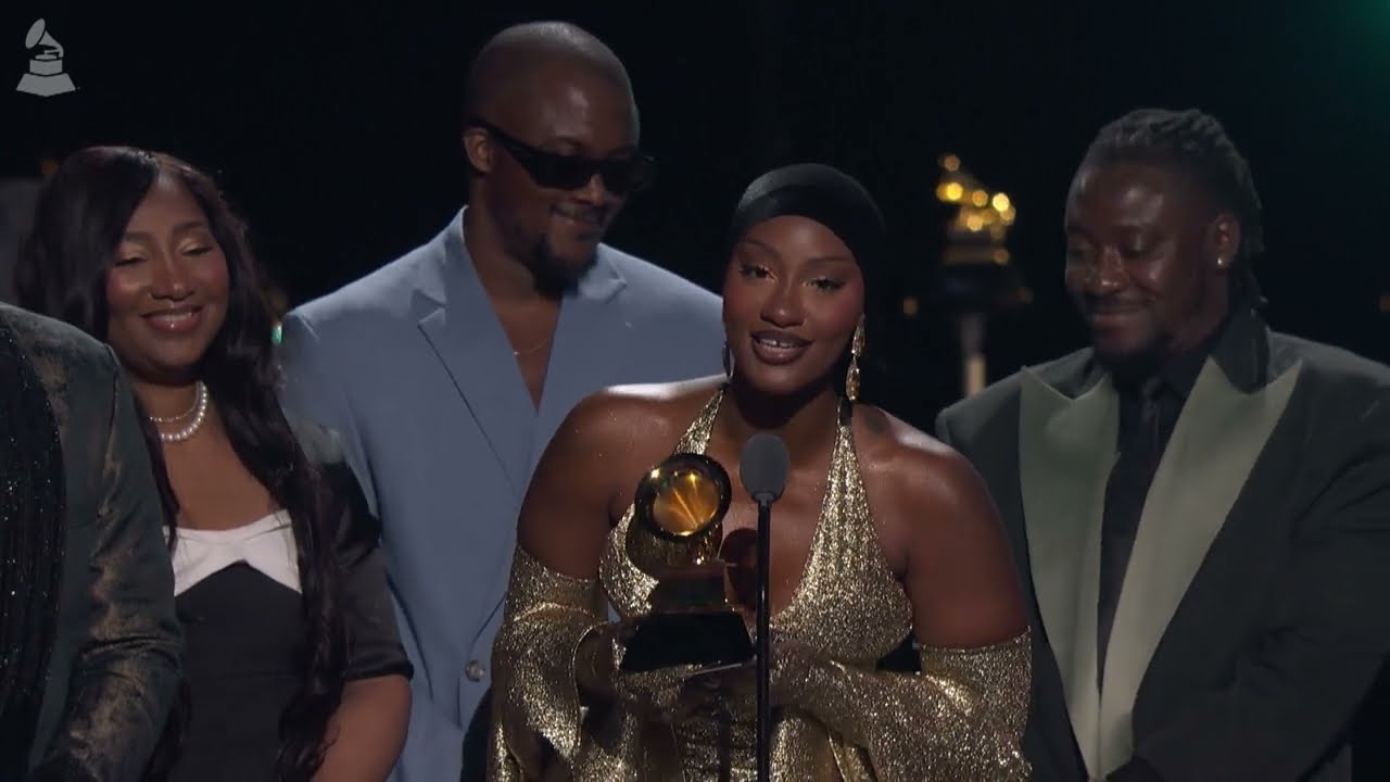 TEMS Wins AFRICAN MUSIC PERFORMANCE For 'LOVE ME JEJE' | 2025 GRAMMYs Acceptance Speech