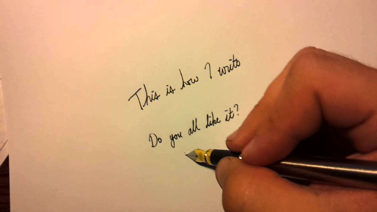 Random cursive