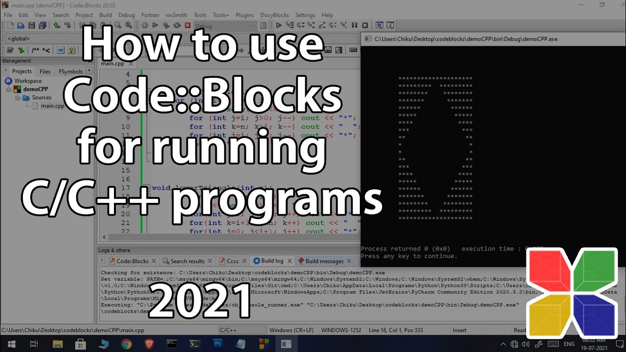 CodeBlocks для начинающих. Запуск программ на C/C++ в CodeBlocks &mdash; самый простой способ в 2021 году!