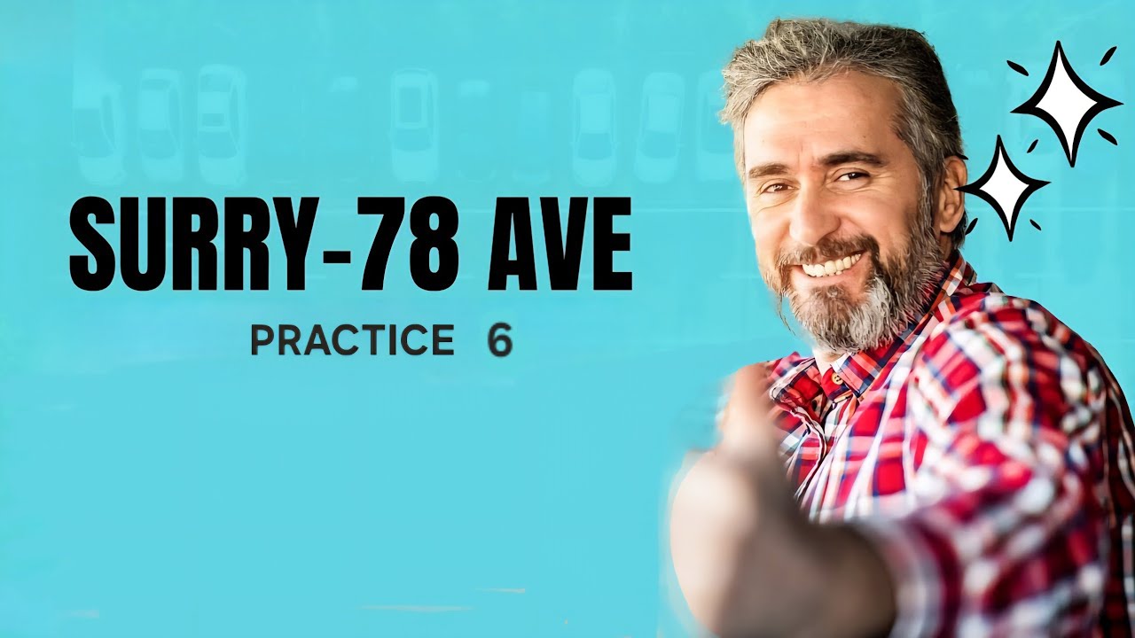 (6) Surrey 78ave_Driving TEST PRACTICE | BC CANADA