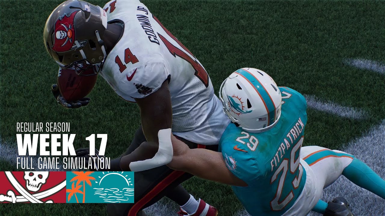 Buccaneers vs. Dolphins | 2025-26 Season Week 17 | Madden NFL 26 Simulation