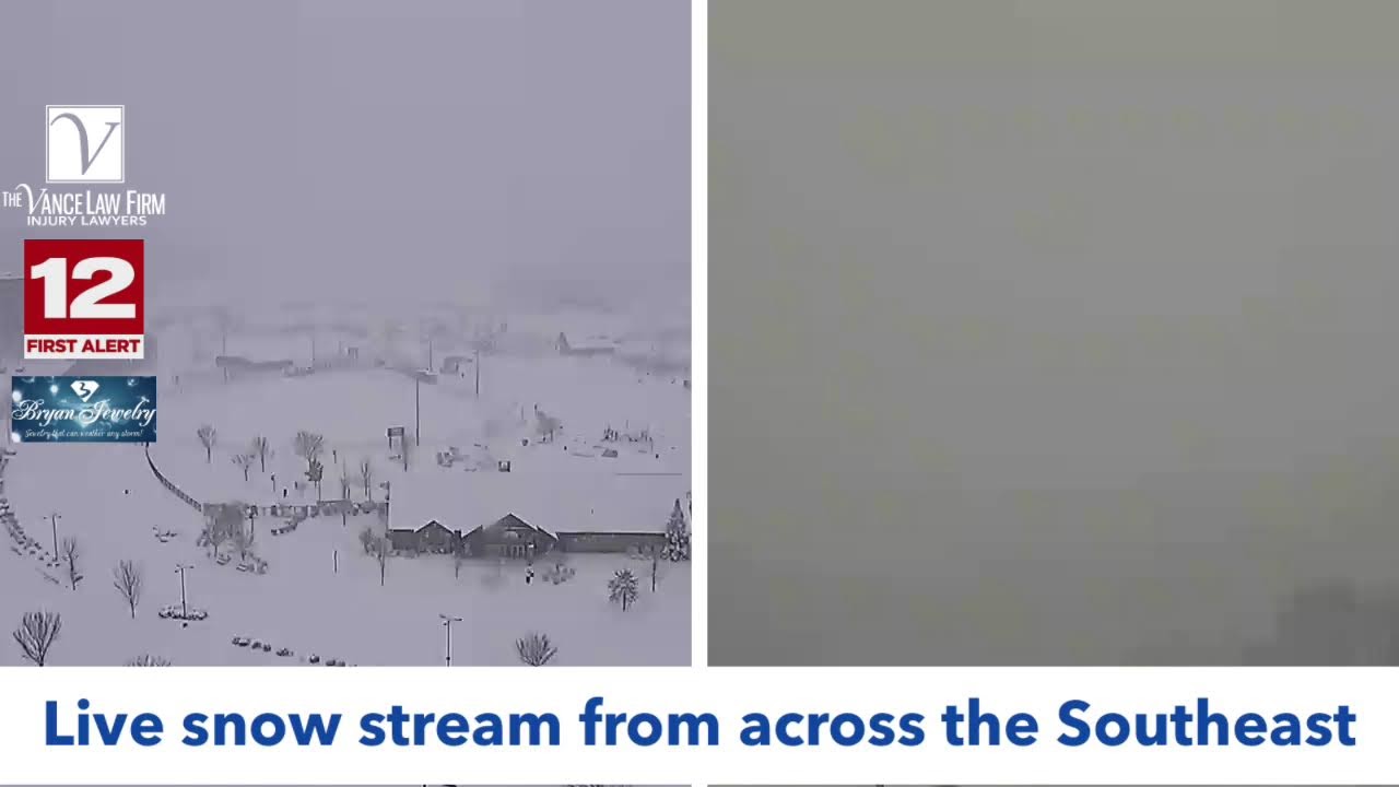 Southeast snow January 31, 2026