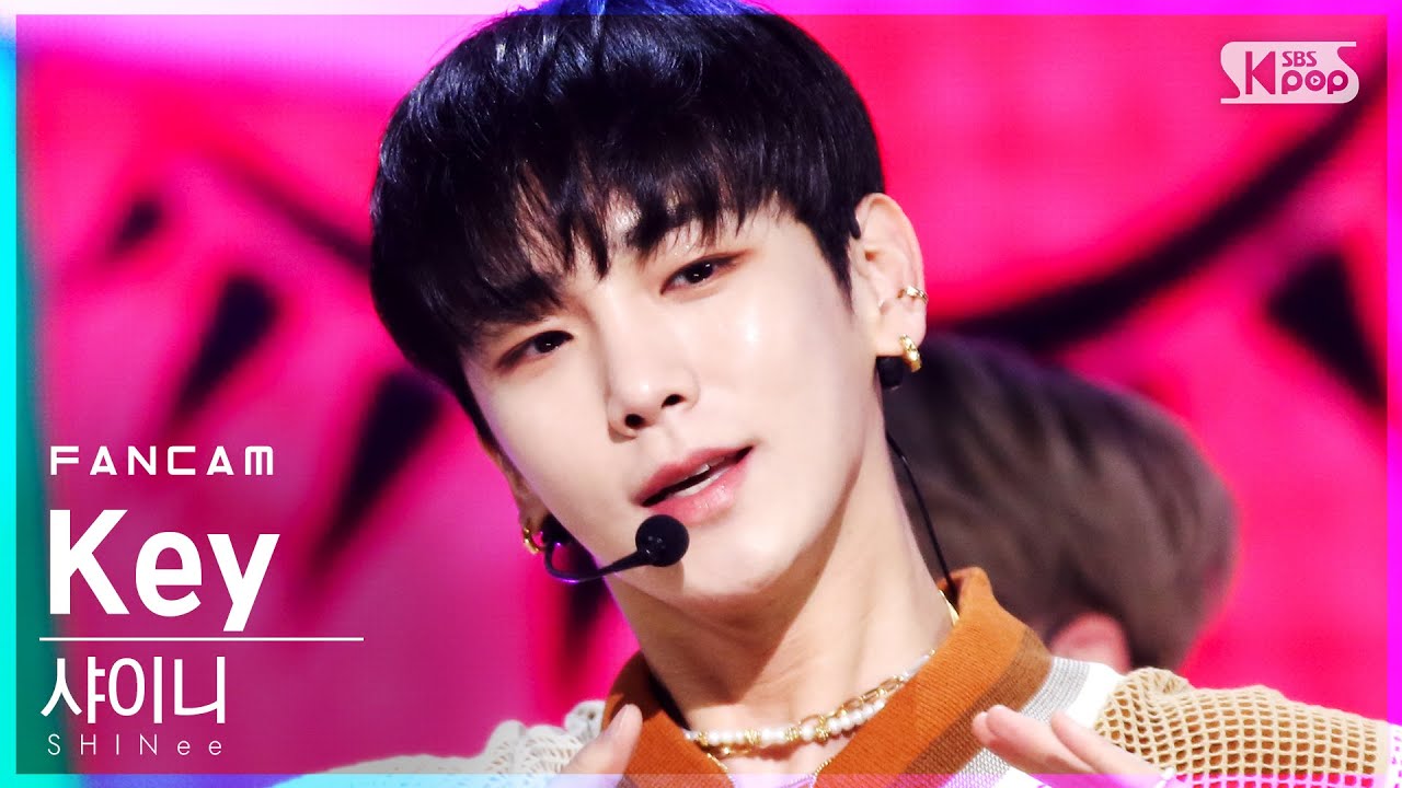 [안방1열 직캠4K] 샤이니 키 'Heart Attack' (SHINee KEY FanCam)│@SBS Inkigayo_2021.02.28.