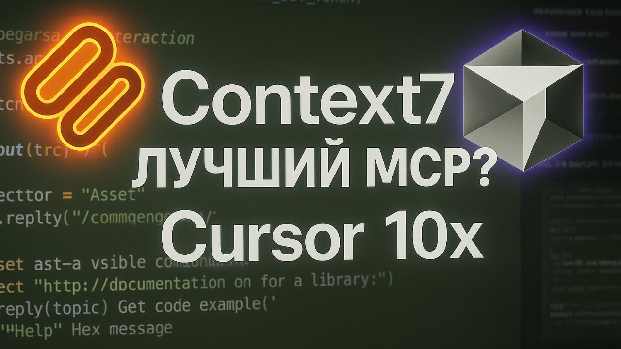 Context7 - ЛУЧШИЙ MCP СЕРВЕР! | КАК РЕАЛЬНО УЛУЧШИТЬ РАЗРАБОТКУ В CURSOR
