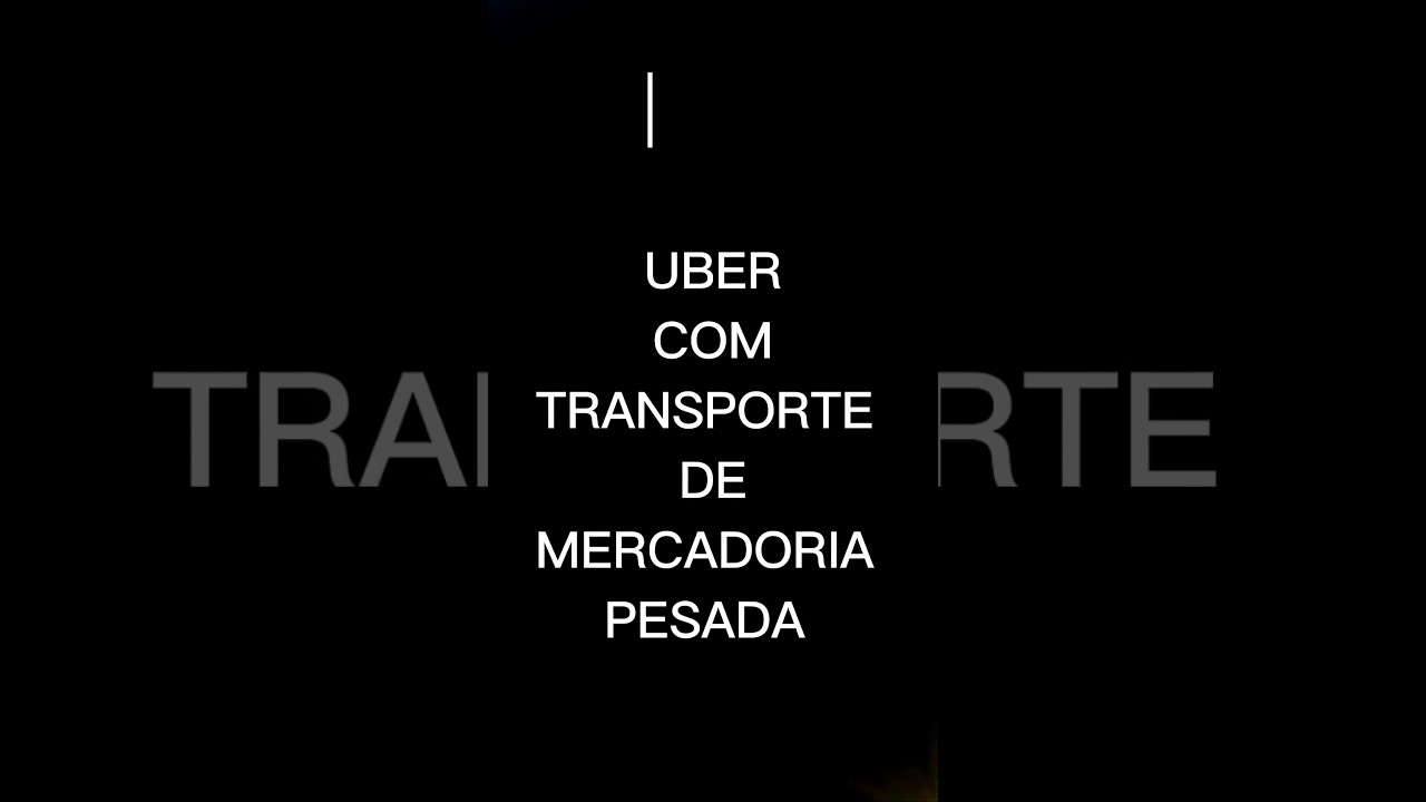 NOVIDADE DE TRANSPORTE NA UBER - FLASH UTILIT&Aacute;RIO.