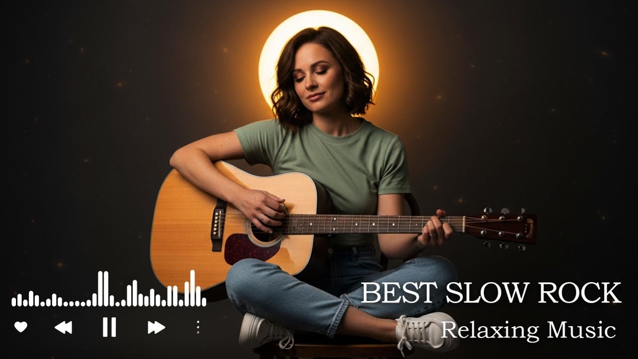 Golden Hour Slow Rock Love Songs | Heartfelt Melodies for Peaceful Nights