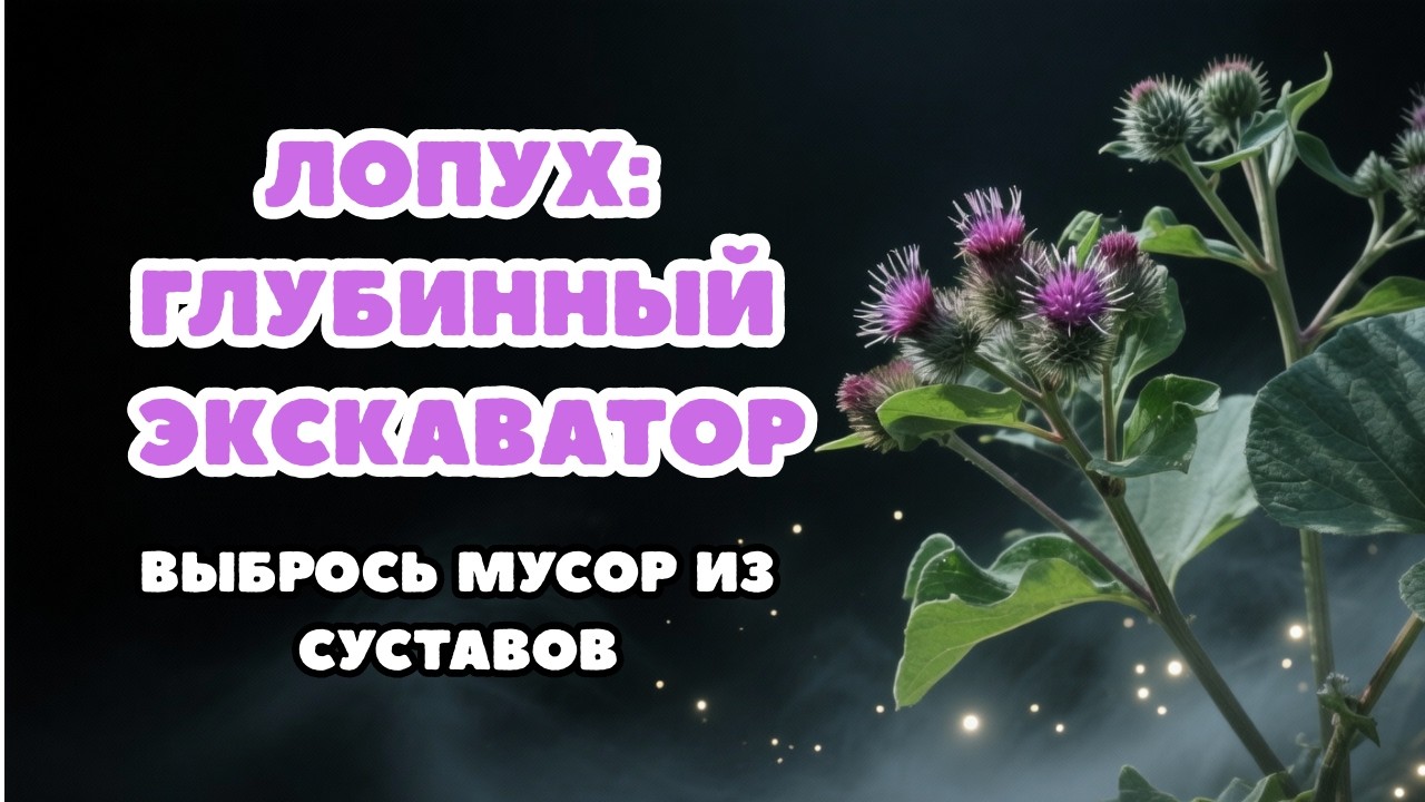 Репейник: Как «сорняк» выгребает кладбище токсинов из вашего тела?