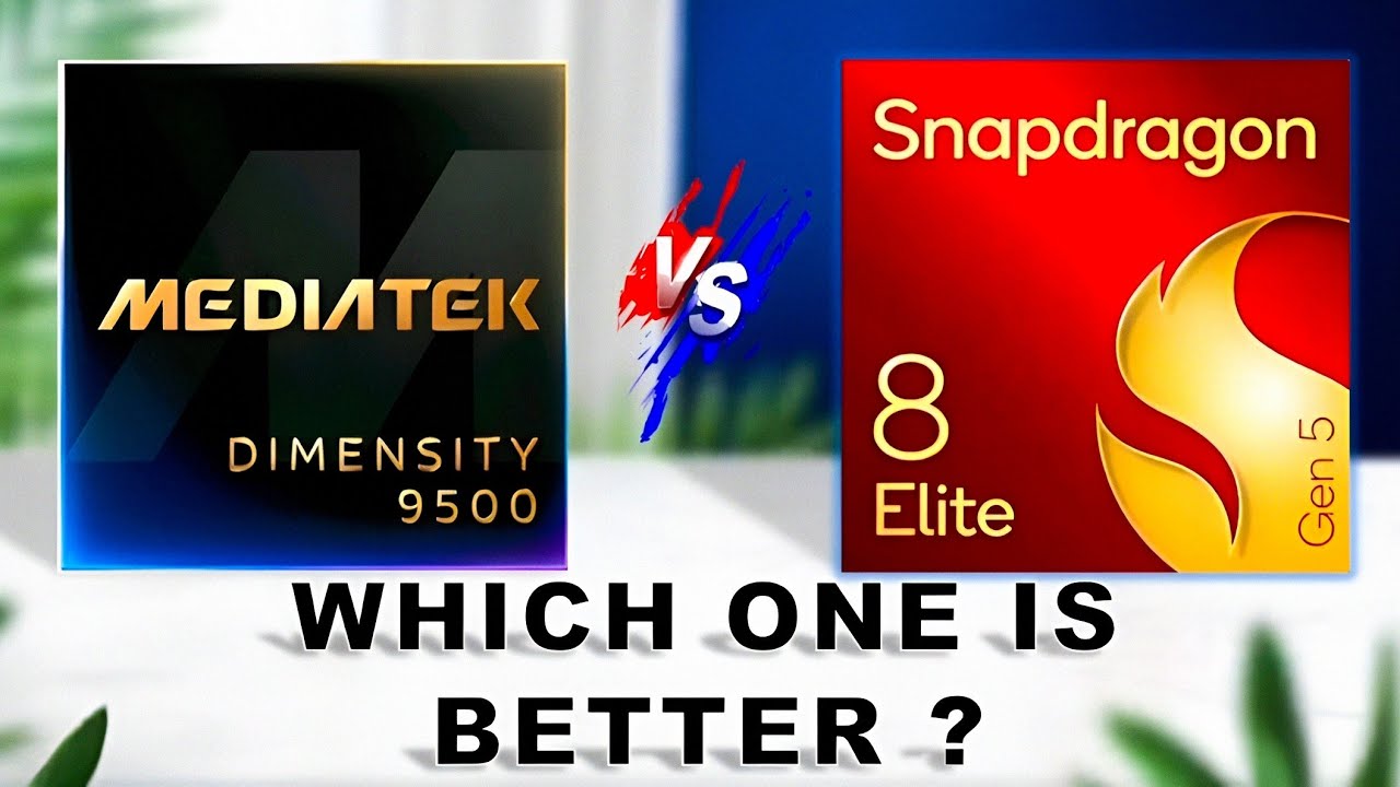 Dimensity 9500 vs Snapdragon 8 Elite Gen 5 ⚡ Ultimate Processor Battle | Speed, Gaming & AI Test!