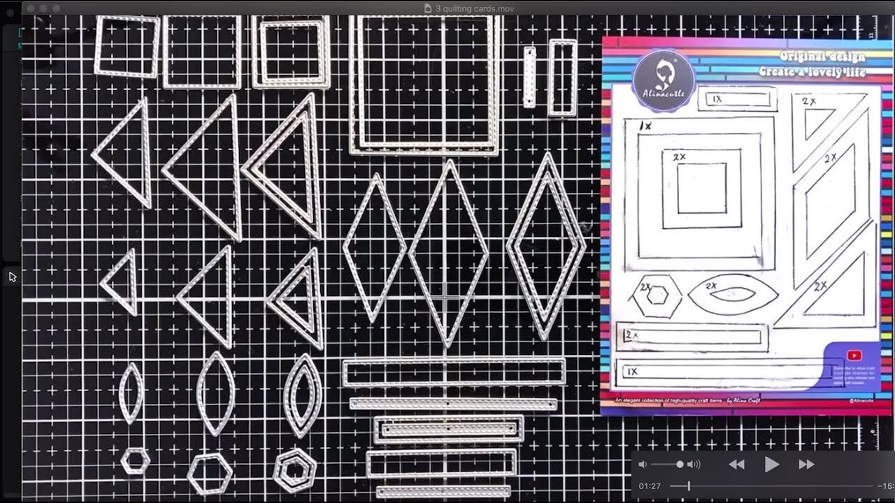 No limited by your imagination!! you must need a QUILTING DIE in card make- #Alinacutle&reg; #AlinaCraft