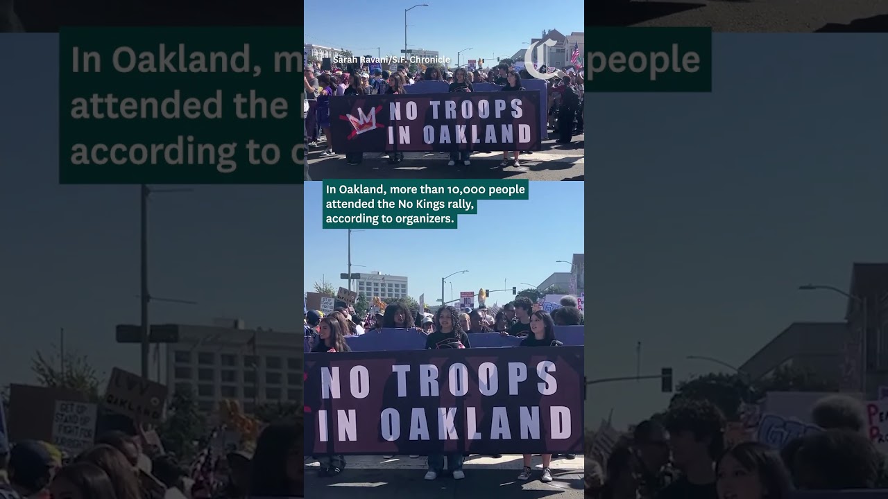 No Kings protests: Thousands rally across San Francisco Bay Area