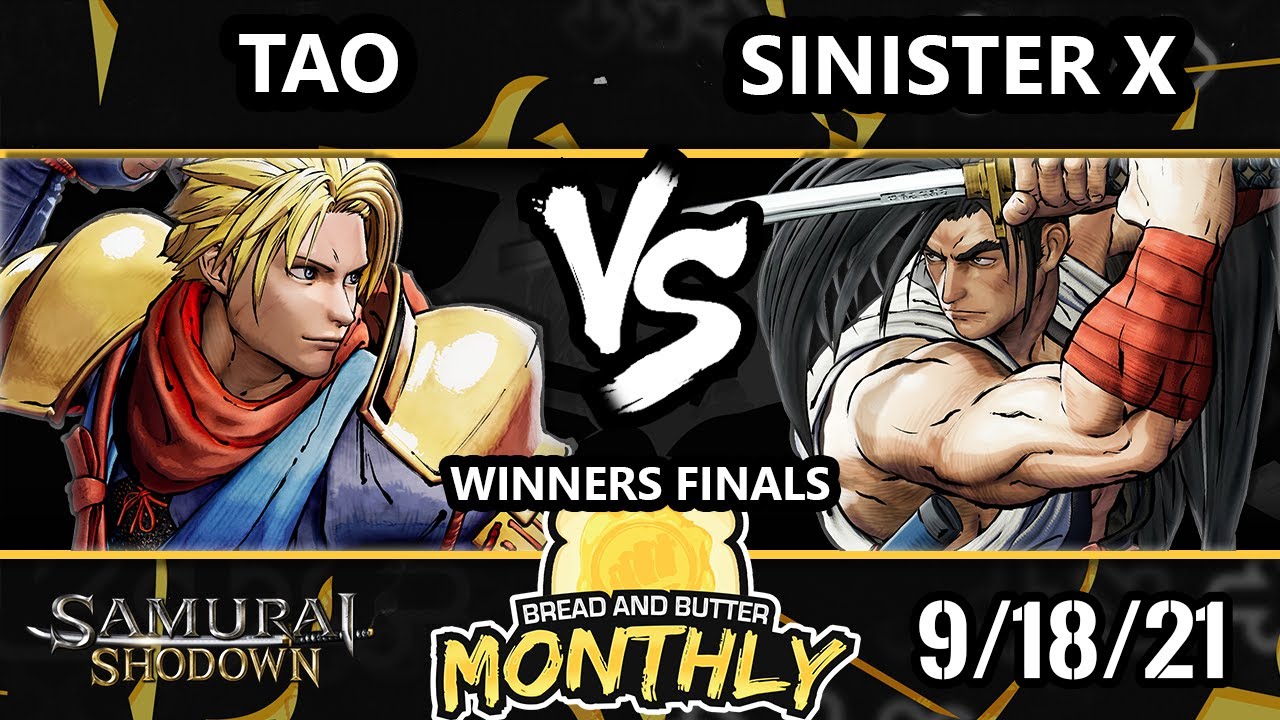 BnB 24 Winners Finals - Tao (Galford) Vs. sinister x (Haohmaru) Samurai Shodown