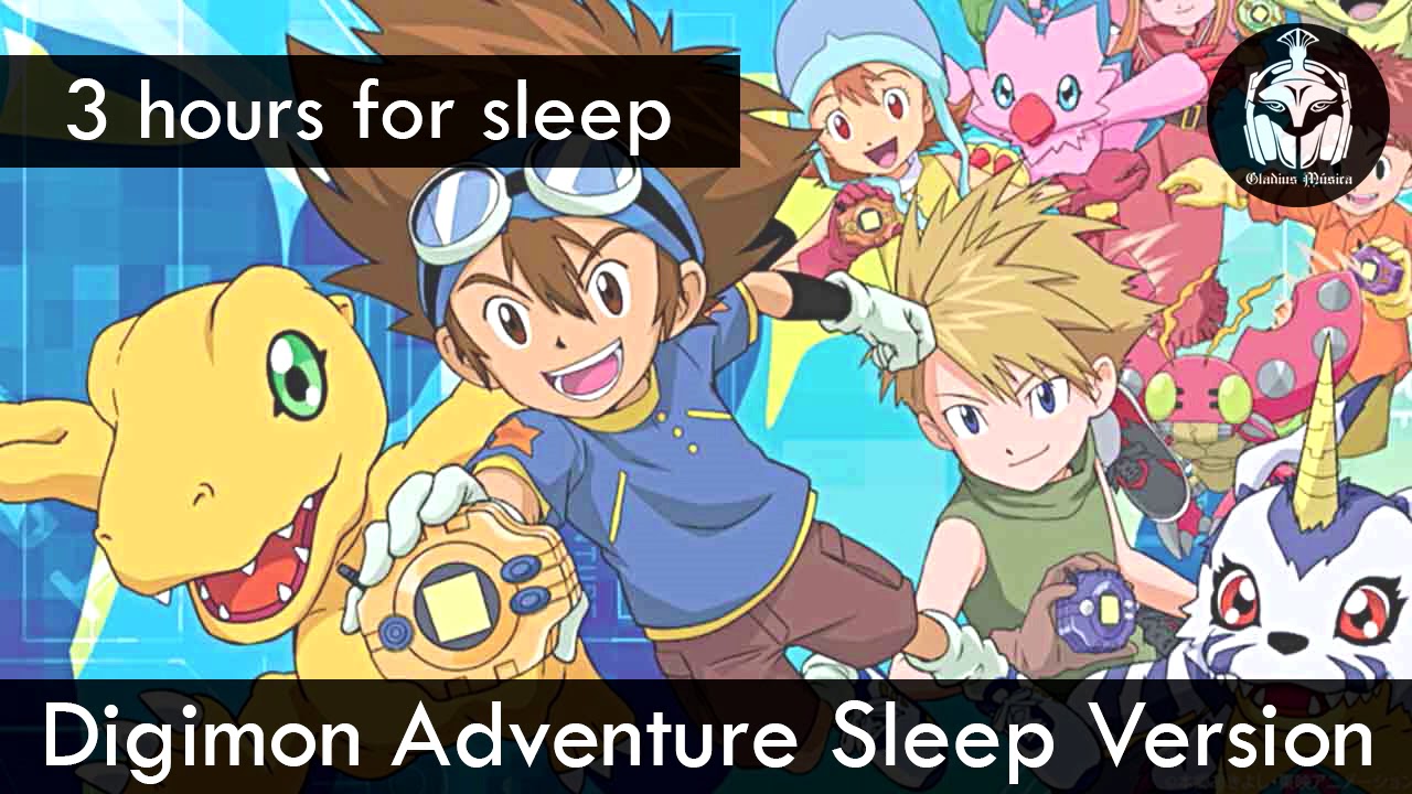 Digimon Adventure Opening 01 - Sleep Version - 3 hours