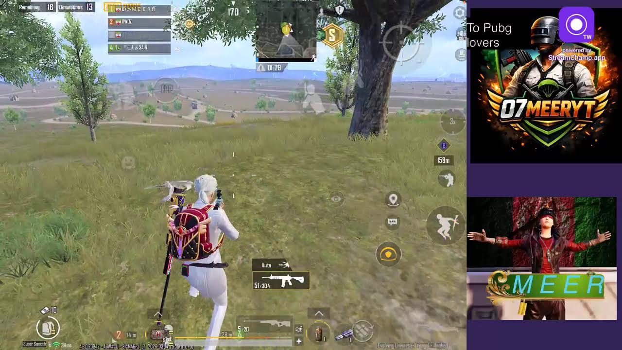 07meeryt Live Stream  07meeryt| Full Rush PUBG Gameplay 💥”