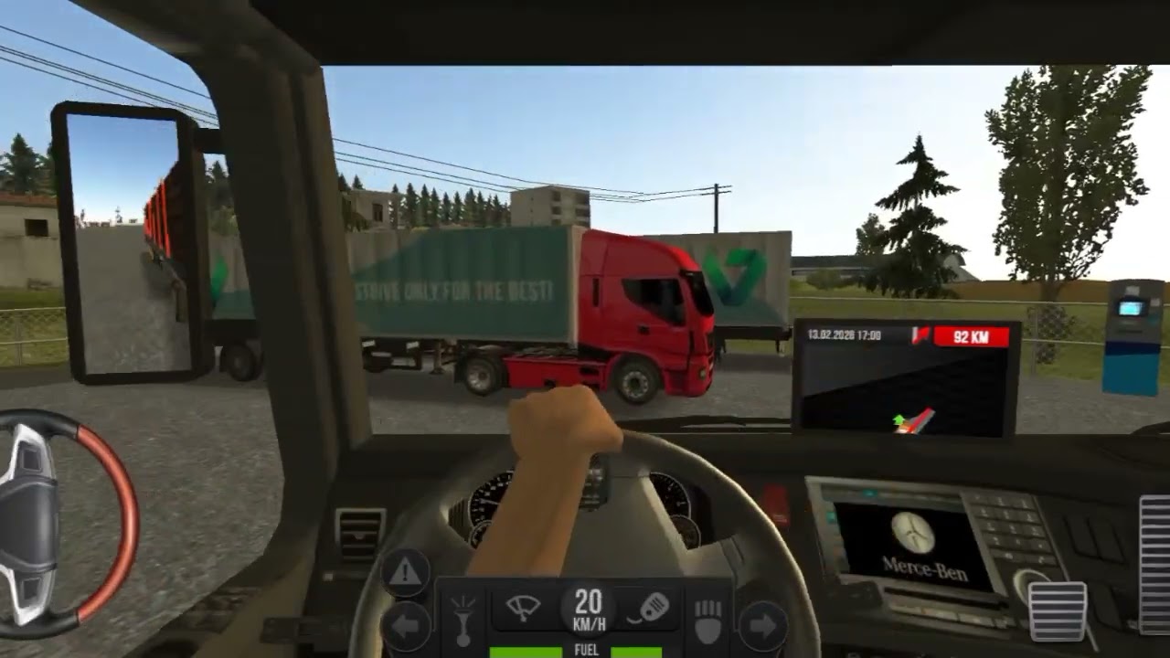 🚚 MERCE-BEN ACTROS Gameplay #102 | Truck Simulator : Europe