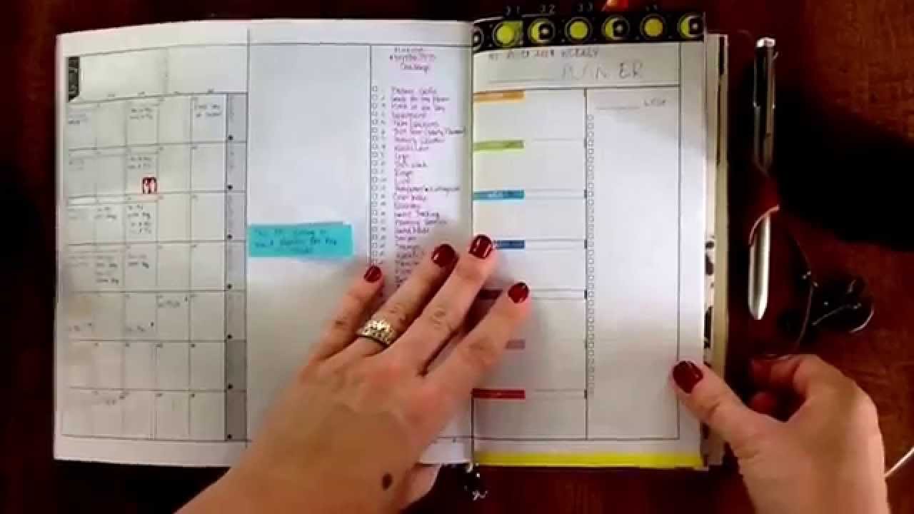 August 2014 Fauxdori setup (Midori Traveler's Notebook)