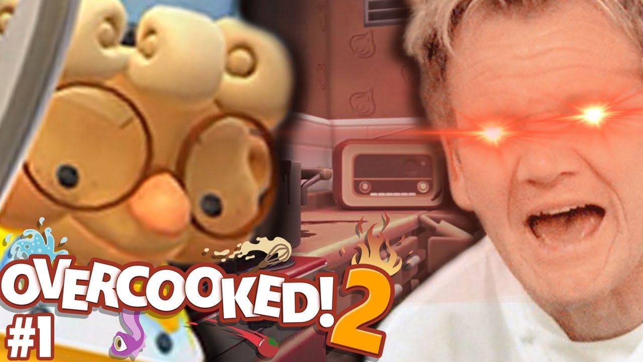 KISS THE COOKS - Let's Play: Overcooked 2 Part 1 w/@VAMichaelaLaws Madam Sharky @husbando_goddess6115