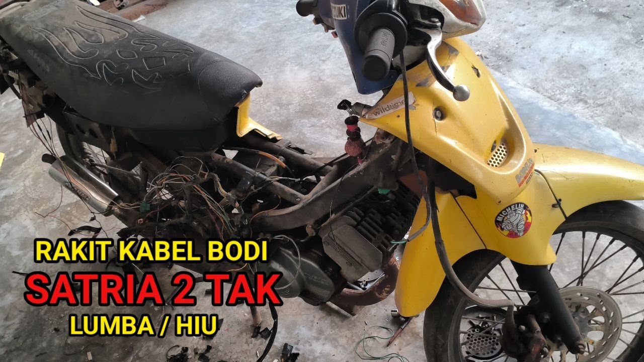 Cara rakit kabel pengapian satria 2 tak lumba Atau hiu
