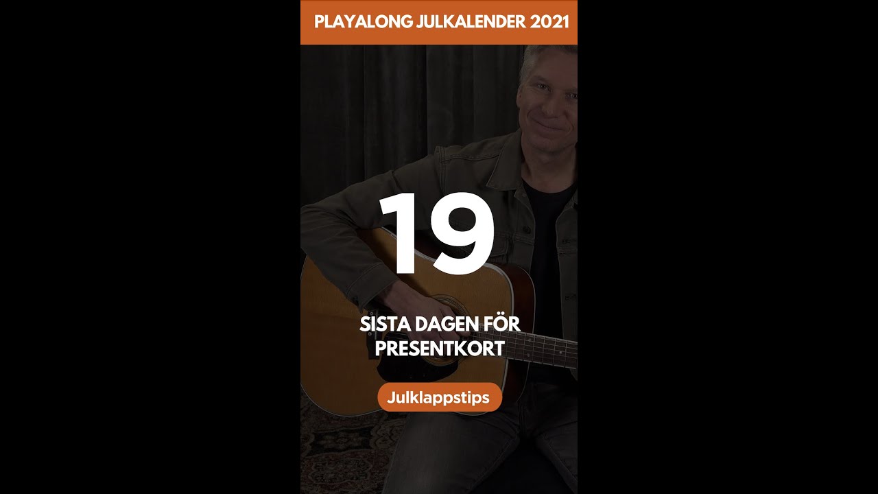 🎅🏼 LUCKA #19 - 🎁 SISTA DAG F&Ouml;R JULERBJUDANDET 🎁