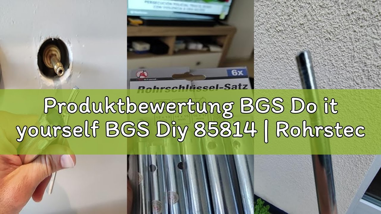 Produktbewertung BGS Do it yourself BGS Diy 85814 | Rohrsteckschlüssel-Satz | 6-tlg. | SW 8 x 9 - 16
