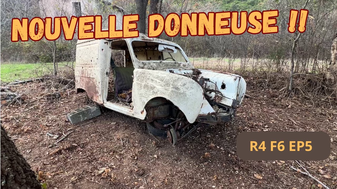 Restauration pas à pas d'une Renault 4L EP5 : démontage moteur et réparation de la carrosserie